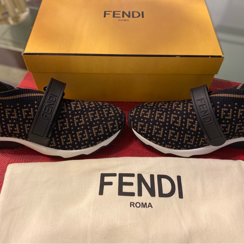 Like new fendi sneakers, excellent condition, worn once.
